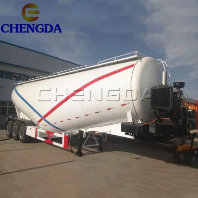 3Axles Bulk Cement Semi Remorque Dry Powder Bulk Cement Trailer 